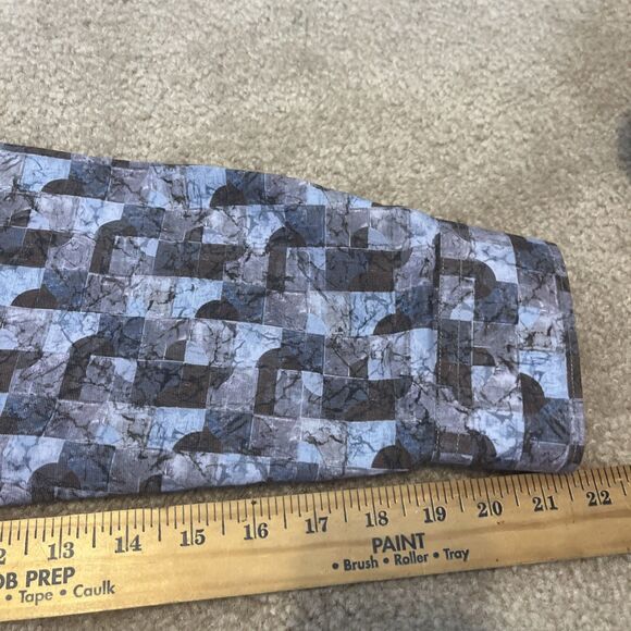 DOUBLE BULL Men’s Long Sleeve Shirt Psychedelic Purple Button Front Size 2XL - Picture 8 of 9